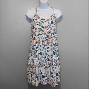 Flower Print Mini Dress